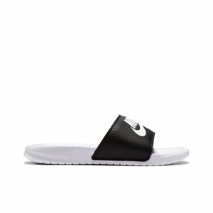 最高品質#2023熱銷 Nike Benassi Jdi 簡約休閒 陰陽黑白鴛鴦拖鞋 818736-011