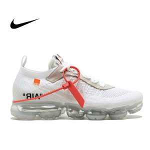 Nike Air Vapormax Flyknit Off White 透氣輕便 運動慢跑鞋 白 男女同款#街頭爆款