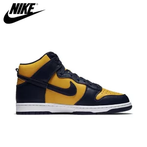 Nike Dunk High Michigan黃藍