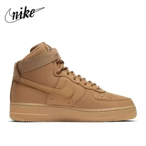 【Air Force 1 High Flax】07 WB高幫板鞋 | 防滑耐磨 男女款 小麥色