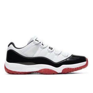 Nike Jordan Retro 11 Low"Concord Bred"康扣黑紅 減震防滑 低幫復古籃球鞋#特價搶購#