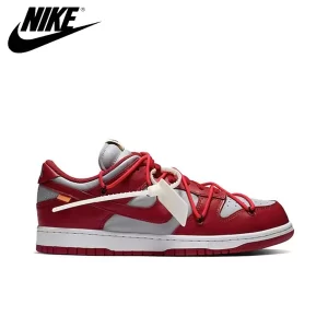 Nike Dunk Sb Off White LTHR OW紅灰