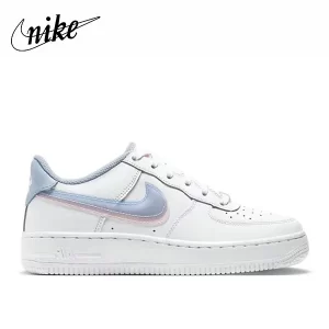 Nike Air Force粉藍雙勾