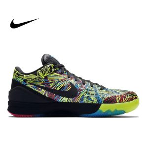 【Nike Kobe 4 Protro】科比4 Wizenard復刻籃球鞋 防滑耐磨 黑綠塗鴉