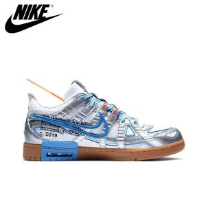 Dunk X Off White University Blue液態銀