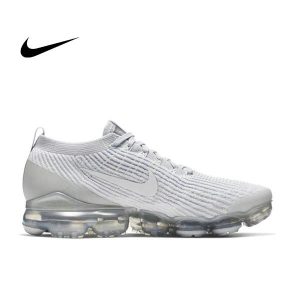 好評熱銷#2022 Nike Air VaporMax Flyknit 3.0 低帮 輕便跑步鞋 銀白