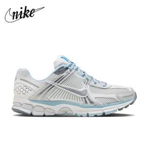 好評熱銷# Nike Zoom Vomero 5 舒適透氣 低幫 跑步鞋 男女同款 白藍