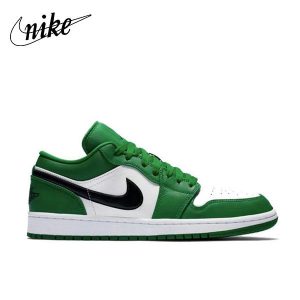 Nike Air Jordan 1 Low AJ1小凱爾特人 輕便舒適 低幫復古籃球鞋 白綠#出貨快速#