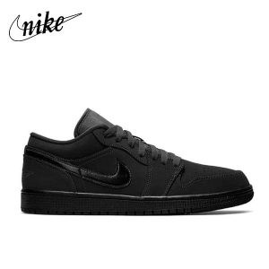 Nike Jordan 1 Low Black 輕便舒適 低幫復古籃球鞋 純黑 男女同鞋#品質嚴選#