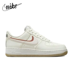 優質爆款# Nike Air Force1 Low 82 可回收材料 防滑輕便 低幫板鞋 男女同款 奶油色