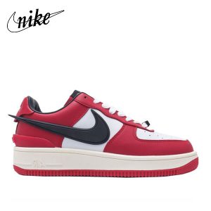 Ambush x Nk Air Force 1 Low SP 紅白 經典時尚 黑Logo 休閒板鞋 男女同款