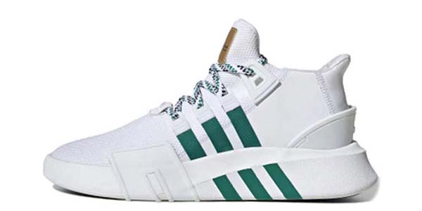 鹿晗同款 Adidas Originals EQT BASK ADV White Green 白綠金標 EE5023